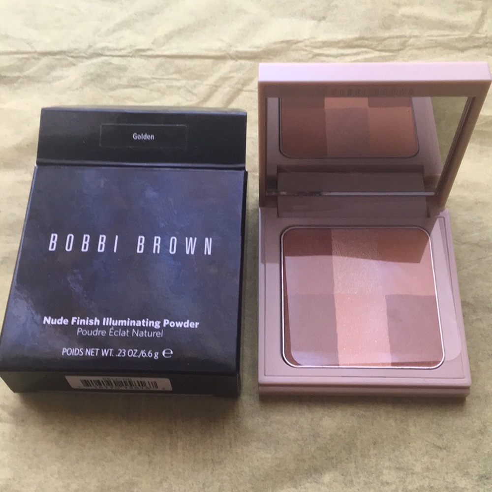 NWT Bobbi Brown Nude Finish Illuminating Pwdr Gold
